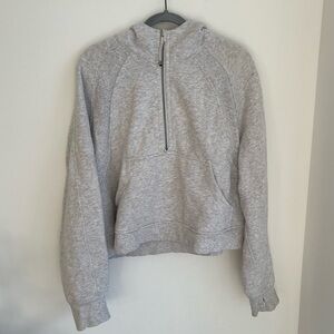 Lulu Lemon Scuba Half-Zip Sweatshirt - Heather Grey